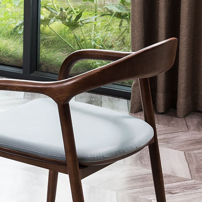 Traditional Solid Ash Wood Chairs Open Back Arm Dining Room Chairs Set Clearhalo ' kitchen&dining_furn' 'Dining Chairs' 'Dining Tables & Seating' 'dining_chair' 'furn' 'furn_dining_chair' 'Furniture' 'furniture_dining_chair' 'Kitchen & Dining Furniture' 'kitchen' 4130773