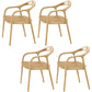 Traditional Solid Ash Wood Chairs Open Back Arm Dining Room Chairs Set Wood 4 Piece Set Clearhalo ' kitchen&dining_furn' 'Dining Chairs' 'Dining Tables & Seating' 'dining_chair' 'furn' 'furn_dining_chair' 'Furniture' 'furniture_dining_chair' 'Kitchen & Dining Furniture' 'kitchen' 4130779
