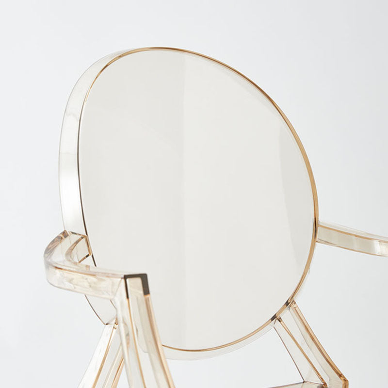 Modern Design Open Back Dining Side Chair Plastic Dining Arm Chair for Home Clearhalo ' kitchen&dining_furn' 'Dining Chairs' 'Dining Tables & Seating' 'dining_chair' 'furn' 'furn_dining_chair' 'Furniture' 'furniture_dining_chair' 'Kitchen & Dining Furniture' 'kitchen' 4130842