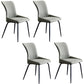 Contemporary Style Metal Dining Chairs Kitchen Armless Dining Side Chairs Green 4 Piece Set Clearhalo ' kitchen&dining_furn' 'Dining Chairs' 'Dining Tables & Seating' 'dining_chair' 'furn' 'furn_dining_chair' 'Furniture' 'furniture_dining_chair' 'Kitchen & Dining Furniture' 'kitchen' 4130874