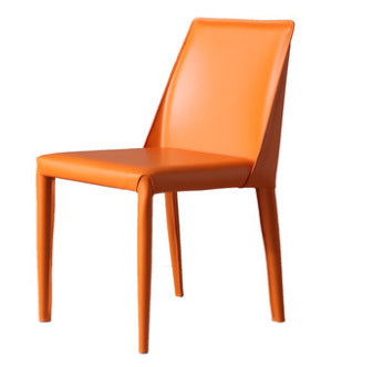 Contemporary Leather Chairs Set Kitchen Dining Room Solid Back Side Chair Clearhalo ' kitchen&dining_furn' 'Dining Chairs' 'Dining Tables & Seating' 'dining_chair' 'furn' 'furn_dining_chair' 'Furniture' 'furniture_dining_chair' 'Kitchen & Dining Furniture' 'kitchen' 4130885