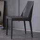 Contemporary Leather Chairs Set Kitchen Dining Room Solid Back Side Chair Clearhalo ' kitchen&dining_furn' 'Dining Chairs' 'Dining Tables & Seating' 'dining_chair' 'furn' 'furn_dining_chair' 'Furniture' 'furniture_dining_chair' 'Kitchen & Dining Furniture' 'kitchen' 4130895