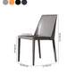 Contemporary Leather Chairs Set Kitchen Dining Room Solid Back Side Chair Clearhalo ' kitchen&dining_furn' 'Dining Chairs' 'Dining Tables & Seating' 'dining_chair' 'furn' 'furn_dining_chair' 'Furniture' 'furniture_dining_chair' 'Kitchen & Dining Furniture' 'kitchen' 4130896