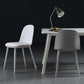 Scandinavian Style Plastic Dining Side Chair Home Open Back Armless Chair Clearhalo ' kitchen&dining_furn' 'Dining Chairs' 'Dining Tables & Seating' 'dining_chair' 'furn' 'furn_dining_chair' 'Furniture' 'furniture_dining_chair' 'Kitchen & Dining Furniture' 'kitchen' 4130899
