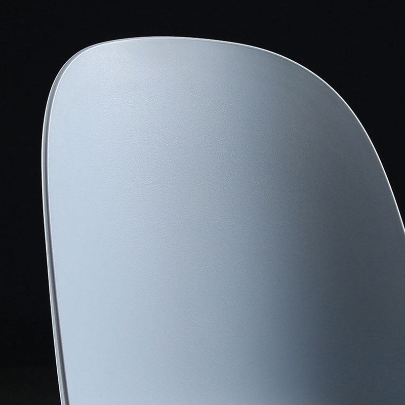 Scandinavian Style Plastic Dining Side Chair Home Open Back Armless Chair Clearhalo ' kitchen&dining_furn' 'Dining Chairs' 'Dining Tables & Seating' 'dining_chair' 'furn' 'furn_dining_chair' 'Furniture' 'furniture_dining_chair' 'Kitchen & Dining Furniture' 'kitchen' 4130908