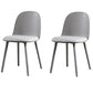 Scandinavian Style Plastic Dining Side Chair Home Open Back Armless Chair 2 Piece Set Clearhalo ' kitchen&dining_furn' 'Dining Chairs' 'Dining Tables & Seating' 'dining_chair' 'furn' 'furn_dining_chair' 'Furniture' 'furniture_dining_chair' 'Kitchen & Dining Furniture' 'kitchen' 4130911