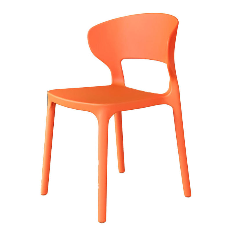 Glam Style Dining Chairs Plastic Dining Armless Side Chair for Kitchen Clearhalo ' kitchen&dining_furn' 'Dining Chairs' 'Dining Tables & Seating' 'dining_chair' 'furn' 'furn_dining_chair' 'Furniture' 'furniture_dining_chair' 'Kitchen & Dining Furniture' 'kitchen' 4131059