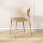 Glam Style Dining Chairs Plastic Dining Armless Side Chair for Kitchen Khaki 1 Piece Clearhalo ' kitchen&dining_furn' 'Dining Chairs' 'Dining Tables & Seating' 'dining_chair' 'furn' 'furn_dining_chair' 'Furniture' 'furniture_dining_chair' 'Kitchen & Dining Furniture' 'kitchen' 4131070