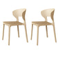 Glam Style Dining Chairs Plastic Dining Armless Side Chair for Kitchen Khaki 2 Piece Set Clearhalo ' kitchen&dining_furn' 'Dining Chairs' 'Dining Tables & Seating' 'dining_chair' 'furn' 'furn_dining_chair' 'Furniture' 'furniture_dining_chair' 'Kitchen & Dining Furniture' 'kitchen' 4131071