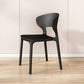 Glam Style Dining Chairs Plastic Dining Armless Side Chair for Kitchen Black 1 Piece Clearhalo ' kitchen&dining_furn' 'Dining Chairs' 'Dining Tables & Seating' 'dining_chair' 'furn' 'furn_dining_chair' 'Furniture' 'furniture_dining_chair' 'Kitchen & Dining Furniture' 'kitchen' 4131085
