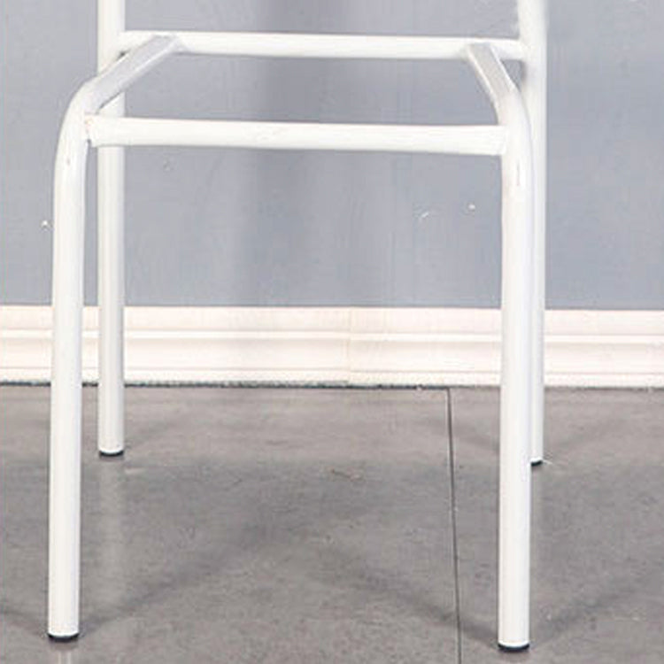 Minimalist Style Plastic Dining Armless Chair Stackable Open Back Dining Side Chair Clearhalo ' kitchen&dining_furn' 'Dining Chairs' 'Dining Tables & Seating' 'dining_chair' 'furn' 'furn_dining_chair' 'Furniture' 'furniture_dining_chair' 'Kitchen & Dining Furniture' 'kitchen' 4131156