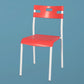 Minimalist Style Plastic Dining Armless Chair Stackable Open Back Dining Side Chair Red 1 Piece Clearhalo ' kitchen&dining_furn' 'Dining Chairs' 'Dining Tables & Seating' 'dining_chair' 'furn' 'furn_dining_chair' 'Furniture' 'furniture_dining_chair' 'Kitchen & Dining Furniture' 'kitchen' 4131178