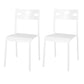 Minimalist Style Plastic Dining Armless Chair Stackable Open Back Dining Side Chair White 2 Piece Set Clearhalo ' kitchen&dining_furn' 'Dining Chairs' 'Dining Tables & Seating' 'dining_chair' 'furn' 'furn_dining_chair' 'Furniture' 'furniture_dining_chair' 'Kitchen & Dining Furniture' 'kitchen' 4131185