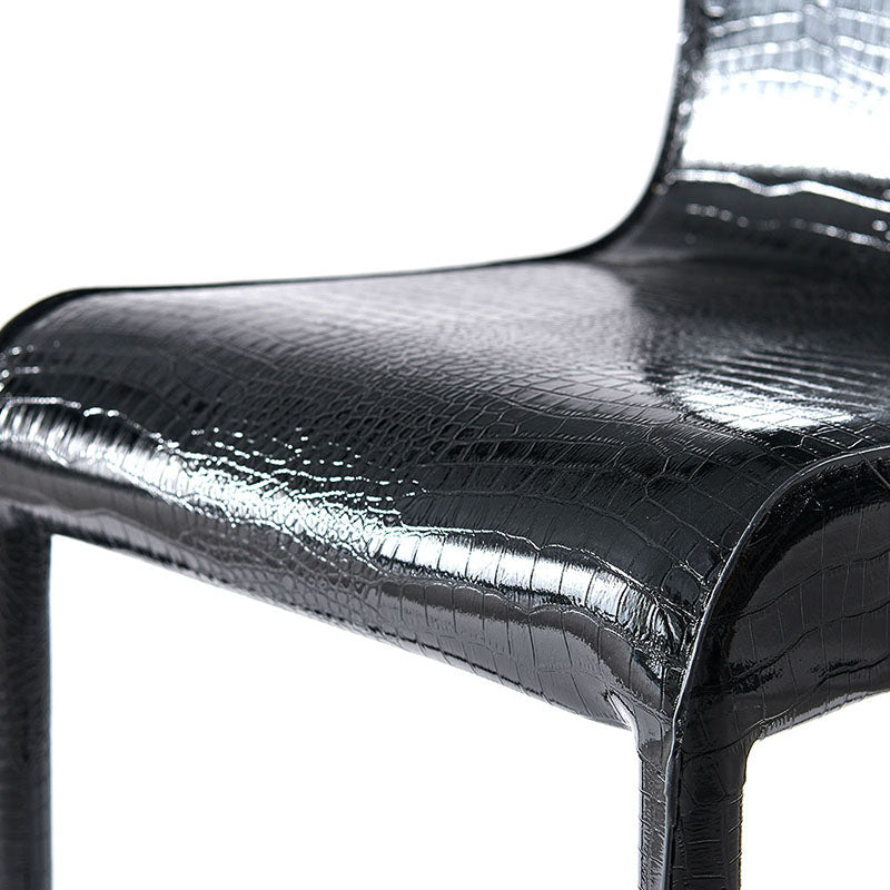 Contemporary Faux Leather Dining Chairs Upholstered Side Armless Chairs Clearhalo ' kitchen&dining_furn' 'Dining Chairs' 'Dining Tables & Seating' 'dining_chair' 'furn' 'furn_dining_chair' 'Furniture' 'furniture_dining_chair' 'Kitchen & Dining Furniture' 'kitchen' 4131205