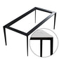 Sintered Stone Dining Table Modern Style 4 Legs Base Rectangle Table for Home Clearhalo ' dining_table' 'Dining Tables & Seating' 'Dining Tables' 'Furniture' 'furniture_dining_table' 'Kitchen & Dining Furniture' 'kitchen&dining_furn' 'kitchen' 'kitchen_dining_table' 4133506