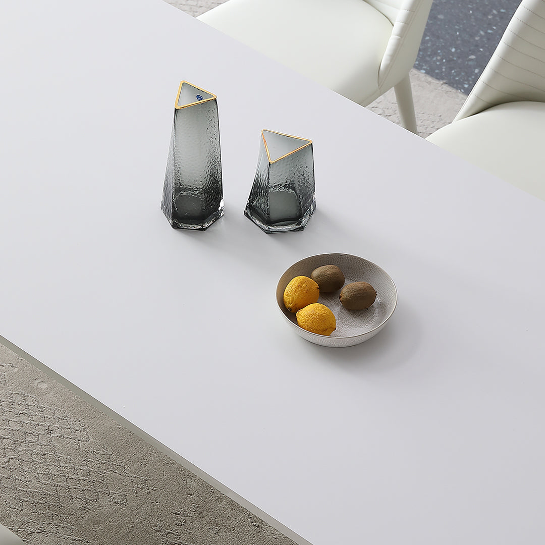 Victorian Style Sintered Stone Table 4 Legs Base Table for Home Clearhalo ' dining_table' 'Dining Tables & Seating' 'Dining Tables' 'Furniture' 'furniture_dining_table' 'Kitchen & Dining Furniture' 'kitchen&dining_furn' 'kitchen' 'kitchen_dining_table' 4133588