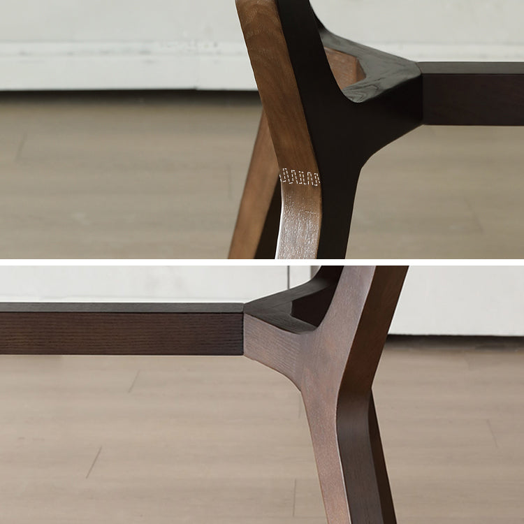 Mid-Century Modern Rectangle Dining Table Grey Sintered Stone Table Clearhalo ' dining_table' 'Dining Tables & Seating' 'Dining Tables' 'furn' 'furn_dining_table' 'Furniture' 'furniture_dining_table' 'Kitchen & Dining Furniture' 'kitchen&dining_furn' 'kitchen' 'kitchen_dining_table' 4133716