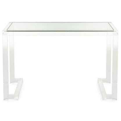 Acrylic Contemporary Rectangular Dining Table Clear Glass Table for Dining Room Without Chairs Clearhalo ' dining_table' 'Dining Tables & Seating' 'Dining Tables' 'furn' 'furn_dining_table' 'Furniture' 'furniture_dining_table' 'Kitchen & Dining Furniture' 'kitchen&dining_furn' 'kitchen' 'kitchen_dining_table' 4133728