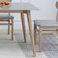 Rectangle Grey Tone Dining Table Sintered Stone Table Luxury Style with 4 Legs Clearhalo ' dining_table' 'Dining Tables & Seating' 'Dining Tables' 'furn' 'furn_dining_table' 'Furniture' 'furniture_dining_table' 'Kitchen & Dining Furniture' 'kitchen&dining_furn' 'kitchen' 'kitchen_dining_table' 4133757