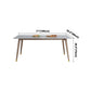 Rectangle Grey Tone Dining Table Sintered Stone Table Luxury Style with 4 Legs Clearhalo ' dining_table' 'Dining Tables & Seating' 'Dining Tables' 'furn' 'furn_dining_table' 'Furniture' 'furniture_dining_table' 'Kitchen & Dining Furniture' 'kitchen&dining_furn' 'kitchen' 'kitchen_dining_table' 4133763