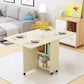 Mid-Century Modern Dining Table Wood Drop-Leaf Home Use Dining Table Clearhalo ' dining_table' 'Dining Tables & Seating' 'Dining Tables' 'furn' 'furn_dining_table' 'Furniture' 'furniture_dining_table' 'Kitchen & Dining Furniture' 'kitchen&dining_furn' 'kitchen' 'kitchen_dining_table' 4133804