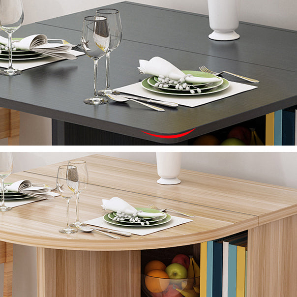Mid-Century Modern Dining Table Wood Drop-Leaf Home Use Dining Table Clearhalo ' dining_table' 'Dining Tables & Seating' 'Dining Tables' 'furn' 'furn_dining_table' 'Furniture' 'furniture_dining_table' 'Kitchen & Dining Furniture' 'kitchen&dining_furn' 'kitchen' 'kitchen_dining_table' 4133808