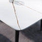 Rectangle Modern Dining Table Four-Color Fixed Table with Sintered Stone Clearhalo ' dining_table' 'Dining Tables & Seating' 'Dining Tables' 'furn' 'furn_dining_table' 'Furniture' 'furniture_dining_table' 'Kitchen & Dining Furniture' 'kitchen&dining_furn' 'kitchen' 'kitchen_dining_table' 4133846