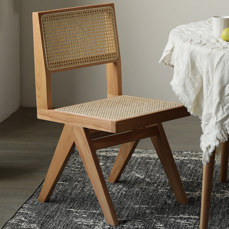 Traditional Style Dining Chairs Kitchen Armless Side Chair with Wooden Legs Clearhalo ' kitchen&dining_furn' 'Dining Chairs' 'Dining Tables & Seating' 'dining_chair' 'furn' 'furn_dining_chair' 'Furniture' 'furniture_dining_chair' 'Kitchen & Dining Furniture' 'kitchen' 4139669