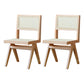 Traditional Style Dining Chairs Kitchen Armless Side Chair with Wooden Legs Natural 2 Piece Set Clearhalo ' kitchen&dining_furn' 'Dining Chairs' 'Dining Tables & Seating' 'dining_chair' 'furn' 'furn_dining_chair' 'Furniture' 'furniture_dining_chair' 'Kitchen & Dining Furniture' 'kitchen' 4139695