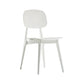 Scandinavian Style Open Back Dining Side Chair Plastic Dining Armless Chair White 1 Piece Clearhalo ' kitchen&dining_furn' 'Dining Chairs' 'Dining Tables & Seating' 'dining_chair' 'furn' 'furn_dining_chair' 'Furniture' 'furniture_dining_chair' 'Kitchen & Dining Furniture' 'kitchen' 4139787