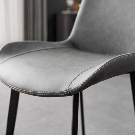 Industrial Style Metal Chairs Set Solid Back Side Kitchen Dining Room Chair Clearhalo ' kitchen&dining_furn' 'Dining Chairs' 'Dining Tables & Seating' 'dining_chair' 'furn' 'furn_dining_chair' 'Furniture' 'furniture_dining_chair' 'Kitchen & Dining Furniture' 'kitchen' 4139859