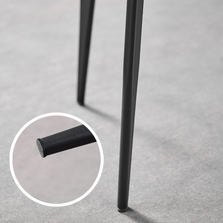 Industrial Style Metal Chairs Set Solid Back Side Kitchen Dining Room Chair Clearhalo ' kitchen&dining_furn' 'Dining Chairs' 'Dining Tables & Seating' 'dining_chair' 'furn' 'furn_dining_chair' 'Furniture' 'furniture_dining_chair' 'Kitchen & Dining Furniture' 'kitchen' 4139863