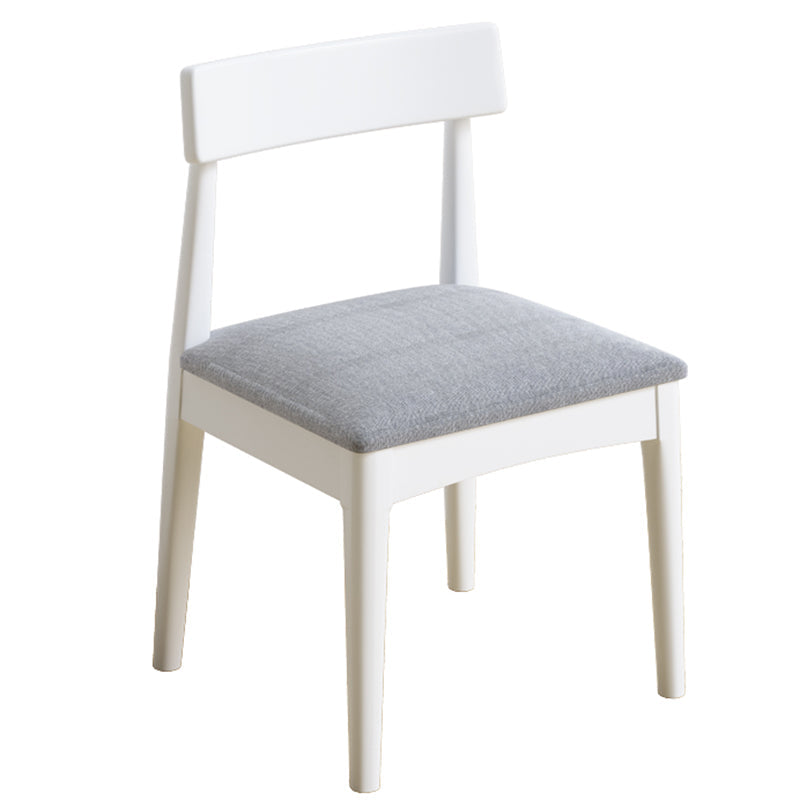 Industrial Wood Dining Chair Home Armless Upholstered Open Back Single Dining Side Chair Grey White Clearhalo ' kitchen&dining_furn' 'Dining Chairs' 'Dining Tables & Seating' 'dining_chair' 'furn' 'furn_dining_chair' 'Furniture' 'furniture_dining_chair' 'Kitchen & Dining Furniture' 'kitchen' 4139900