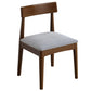 Industrial Wood Dining Chair Home Armless Upholstered Open Back Single Dining Side Chair Grey Walnut Clearhalo ' kitchen&dining_furn' 'Dining Chairs' 'Dining Tables & Seating' 'dining_chair' 'furn' 'furn_dining_chair' 'Furniture' 'furniture_dining_chair' 'Kitchen & Dining Furniture' 'kitchen' 4139908