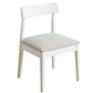 Industrial Wood Dining Chair Home Armless Upholstered Open Back Single Dining Side Chair White White Clearhalo ' kitchen&dining_furn' 'Dining Chairs' 'Dining Tables & Seating' 'dining_chair' 'furn' 'furn_dining_chair' 'Furniture' 'furniture_dining_chair' 'Kitchen & Dining Furniture' 'kitchen' 4139914