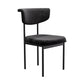 Modern Home Dining Side Chair Open Back Armless Dining Chairs with Metal Legs Black 1 Piece Clearhalo ' kitchen&dining_furn' 'Dining Chairs' 'Dining Tables & Seating' 'dining_chair' 'furn' 'furn_dining_chair' 'Furniture' 'furniture_dining_chair' 'Kitchen & Dining Furniture' 'kitchen' 4139937