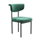 Modern Home Dining Side Chair Open Back Armless Dining Chairs with Metal Legs Green 1 Piece Clearhalo ' kitchen&dining_furn' 'Dining Chairs' 'Dining Tables & Seating' 'dining_chair' 'furn' 'furn_dining_chair' 'Furniture' 'furniture_dining_chair' 'Kitchen & Dining Furniture' 'kitchen' 4139940