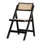 Industrial Wood Home Dining Chair Cane Back Armless Open Back Single Dining Side Chair Matte Black Clearhalo ' kitchen&dining_furn' 'Dining Chairs' 'Dining Tables & Seating' 'dining_chair' 'furn' 'furn_dining_chair' 'Furniture' 'furniture_dining_chair' 'Kitchen & Dining Furniture' 'kitchen' 4139948