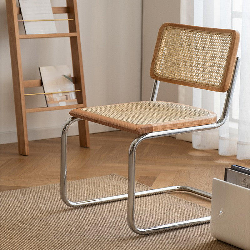 Industrial Style Open Back Dining Side Chair Metal Armless Dining Side Chairs for Home Clearhalo ' kitchen&dining_furn' 'Dining Chairs' 'Dining Tables & Seating' 'dining_chair' 'furn' 'furn_dining_chair' 'Furniture' 'furniture_dining_chair' 'Kitchen & Dining Furniture' 'kitchen' 4140001