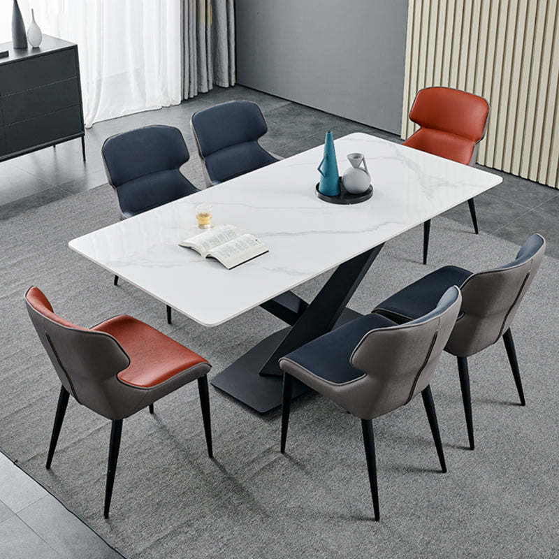 Industrial Metal Dining Room Chairs Wingback Parsons Chair for Home Use (Set of 2) Clearhalo ' kitchen&dining_furn' 'Dining Chairs' 'Dining Tables & Seating' 'dining_chair' 'furn' 'furn_dining_chair' 'Furniture' 'furniture_dining_chair' 'Kitchen & Dining Furniture' 'kitchen' 4140044