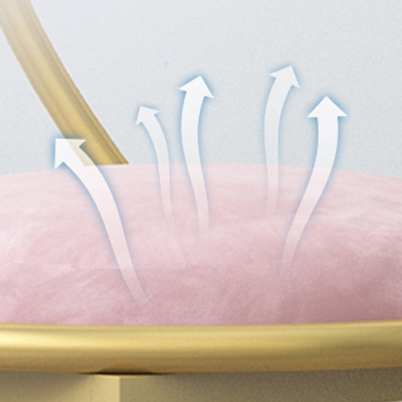 Scandinavian Style Open Back Dining Side Chair Upholstered Armless Dining Chairs Clearhalo ' kitchen&dining_furn' 'Dining Chairs' 'Dining Tables & Seating' 'dining_chair' 'furn' 'furn_dining_chair' 'Furniture' 'furniture_dining_chair' 'Kitchen & Dining Furniture' 'kitchen' 4140061