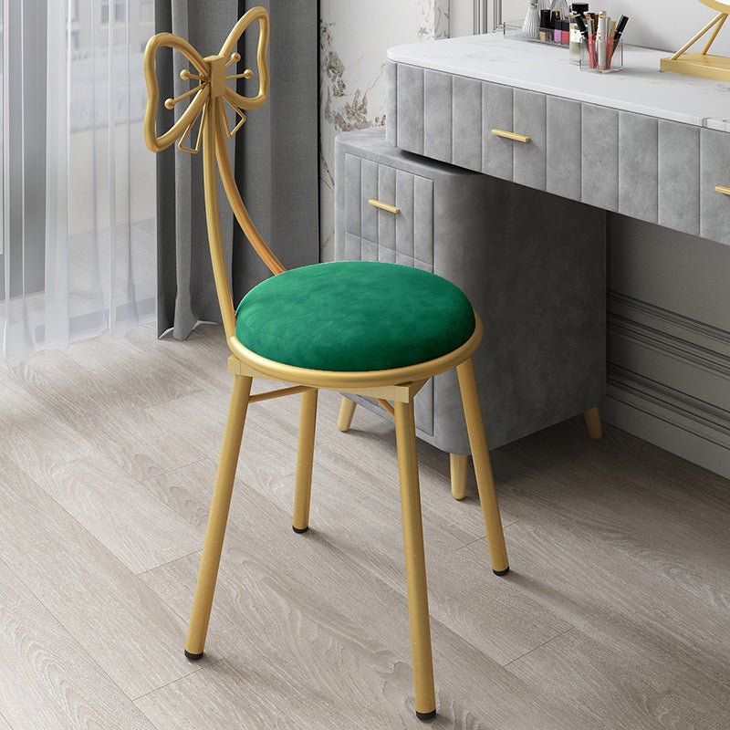Scandinavian Style Open Back Dining Side Chair Upholstered Armless Dining Chairs Green 1 Piece Clearhalo ' kitchen&dining_furn' 'Dining Chairs' 'Dining Tables & Seating' 'dining_chair' 'furn' 'furn_dining_chair' 'Furniture' 'furniture_dining_chair' 'Kitchen & Dining Furniture' 'kitchen' 4140078
