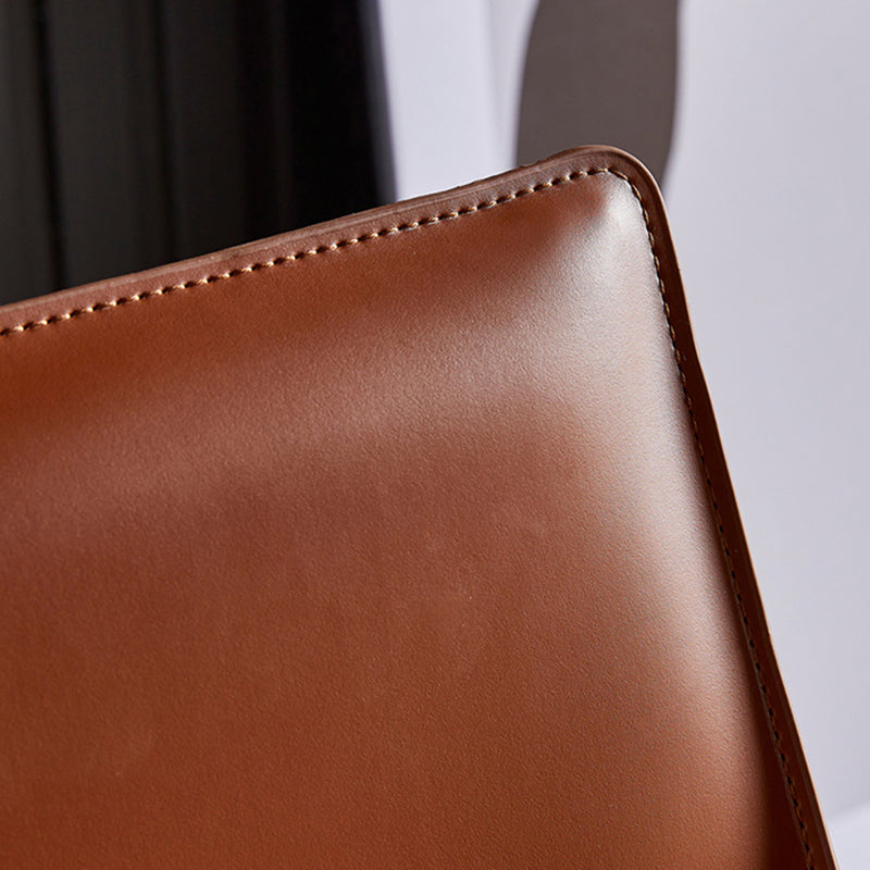 Contemporary Style Dining Chairs Armless Side Chairs with Metal Legs for Kitchen (Set of 2) Clearhalo ' kitchen&dining_furn' 'Dining Chairs' 'Dining Tables & Seating' 'dining_chair' 'furn' 'furn_dining_chair' 'Furniture' 'furniture_dining_chair' 'Kitchen & Dining Furniture' 'kitchen' 4140094