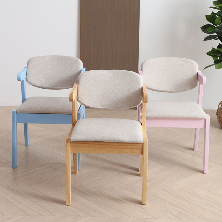 Contemporary Wood Dining Room Chair Open Back Single Dining Side Chair Clearhalo ' kitchen&dining_furn' 'Dining Chairs' 'Dining Tables & Seating' 'dining_chair' 'furn' 'furn_dining_chair' 'Furniture' 'furniture_dining_chair' 'Kitchen & Dining Furniture' 'kitchen' 4140130