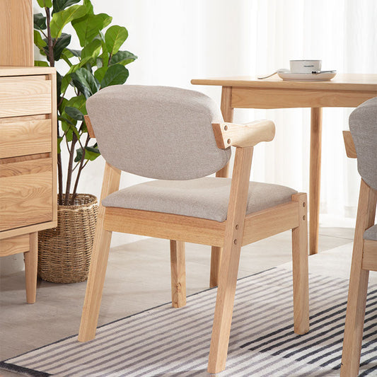 Contemporary Wood Dining Room Chair Open Back Single Dining Side Chair Clearhalo ' kitchen&dining_furn' 'Dining Chairs' 'Dining Tables & Seating' 'dining_chair' 'furn' 'furn_dining_chair' 'Furniture' 'furniture_dining_chair' 'Kitchen & Dining Furniture' 'kitchen' 4140137