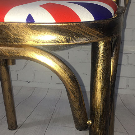 Industrial Style Metal Chairs Dining Room Kitchen Cross Back Side Chair Clearhalo ' kitchen&dining_furn' 'Dining Chairs' 'Dining Tables & Seating' 'dining_chair' 'furn' 'furn_dining_chair' 'Furniture' 'furniture_dining_chair' 'Kitchen & Dining Furniture' 'kitchen' 4140151