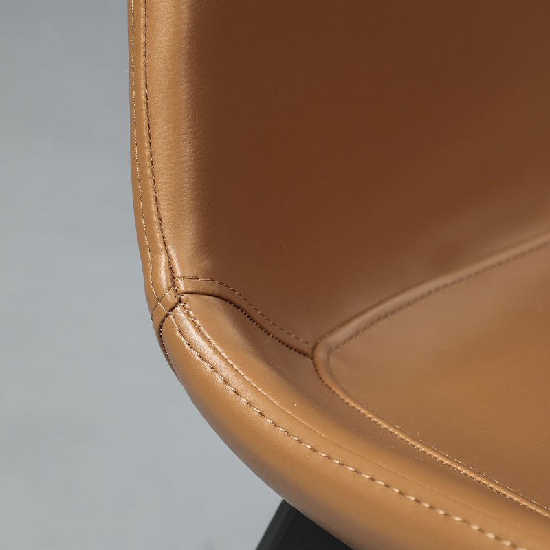 Minimalist Style Solid Back Dining Side Chairs Leather Dining Chairs for Home Clearhalo ' kitchen&dining_furn' 'Dining Chairs' 'Dining Tables & Seating' 'dining_chair' 'furn' 'furn_dining_chair' 'Furniture' 'furniture_dining_chair' 'Kitchen & Dining Furniture' 'kitchen' 4140199