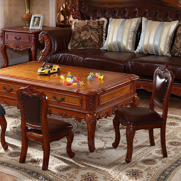 Victoria Style Solid Wood Dining Chair Kitchen Open Back Side Chairs Clearhalo ' kitchen&dining_furn' 'Dining Chairs' 'Dining Tables & Seating' 'dining_chair' 'furn' 'furn_dining_chair' 'Furniture' 'furniture_dining_chair' 'Kitchen & Dining Furniture' 'kitchen' 4140211