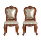 Victoria Style Solid Wood Dining Chair Kitchen Open Back Side Chairs Champagne 2 Piece Set Clearhalo ' kitchen&dining_furn' 'Dining Chairs' 'Dining Tables & Seating' 'dining_chair' 'furn' 'furn_dining_chair' 'Furniture' 'furniture_dining_chair' 'Kitchen & Dining Furniture' 'kitchen' 4140216