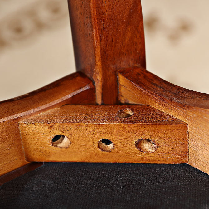 Victoria Style Solid Wood Dining Chair Kitchen Open Back Side Chairs Clearhalo ' kitchen&dining_furn' 'Dining Chairs' 'Dining Tables & Seating' 'dining_chair' 'furn' 'furn_dining_chair' 'Furniture' 'furniture_dining_chair' 'Kitchen & Dining Furniture' 'kitchen' 4140221